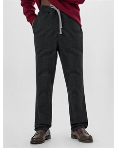 Брюки мужские серые в черную клетку Mark formelle
