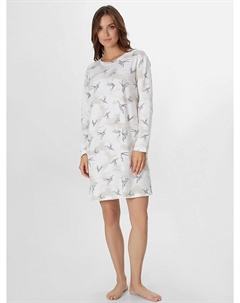 Платье домашнее женское с птицами Mark formelle
