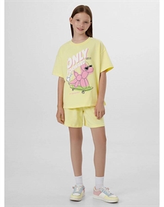Комплект для девочек желтый с надписью "only forward" Mark formelle