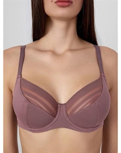 Бюстгальтер женский коричневый Mark formelle