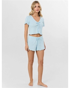 Комплект домашний женский голубой Mark formelle