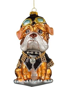 Елочная игрушка Erich Krause Decor. Бульдог Киберпанк / 56238 Erich krause
