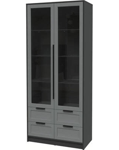 Шкаф с витриной Интерлиния Концепт Тренд КТ-ШВ2
