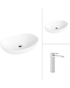 Умывальник со смесителем Lauter 21502 + Cascade 21СК0655C