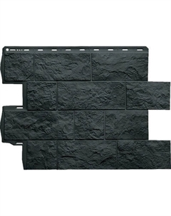 Фасадная панель Альта-профиль Туф Эко Графит