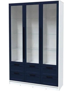 Шкаф с витриной Интерлиния Концепт Тренд КТ-ШВ3