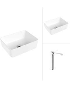 Умывальник со смесителем Lauter 21674B + Rio 21AM12672