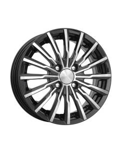 Литой диск K&K Акцент (KC641) 14x5.5" 4x100мм DIA 54.1мм ET 46мм Алмаз черный K&k