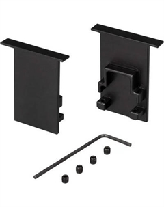 Заглушка для профиля Arlight SL-COMFORT-2542-F BLACK глухая / 031782