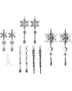 Набор елочных игрушек Волшебная страна Ледяные фигуры 109922