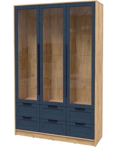 Шкаф с витриной Интерлиния Концепт Тренд КТ-ШВ3