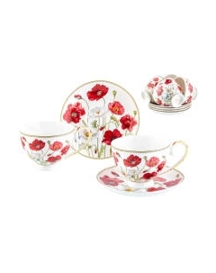 Набор для чая/кофе Elan Gallery Маки / 420461 Elan gallery
