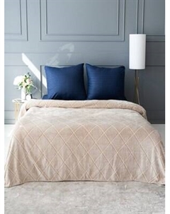 Плед Павлина Skandi Тиснение ромбы 150x200