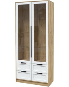 Шкаф с витриной Интерлиния Концепт Тренд КТ-ШВ2