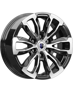 Литой диск K&K Меконг 18x7.5" 6x139.7мм DIA 106.1мм ET 30мм Алмаз черный K&k