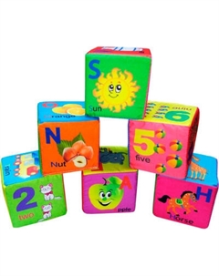 Развивающий игровой набор Учитель-Канц Кубики. Английский алфавит и цифры Учитель-канц