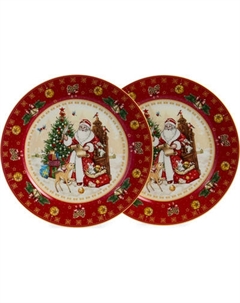Набор тарелок Lefard Дед Мороз 85-1719-1