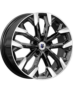 Литой диск K&K Морейн 17x6.5" 5x112мм DIA 57.1мм ET 46мм Алмаз черный K&k