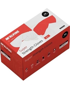 Перчатки одноразовые McAlpine Super Strenght Нитриловые GL-LX Mcalpine