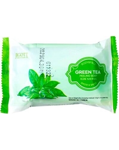 Мыло твердое Jigott Green Tea Scrub Soap для лица и тела с экстрактом зеленого чая