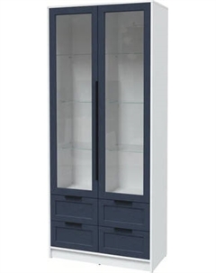 Шкаф с витриной Интерлиния Концепт Тренд КТ-ШВ2