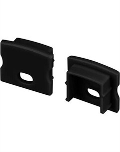 Заглушка для профиля Arlight LINE-1715 с отверстием BLACK / 044277