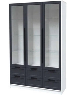 Шкаф с витриной Интерлиния Концепт Тренд КТ-ШВ3