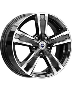 Литой диск K&K Оклахома 16x6.5" 5x114.3мм DIA 54.1мм ET 45мм Алмаз черный K&k