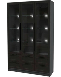 Шкаф с витриной Интерлиния Концепт Тренд КТ-ШВ3