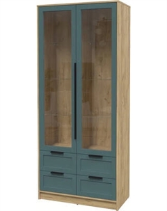 Шкаф с витриной Интерлиния Концепт Тренд КТ-ШВ2