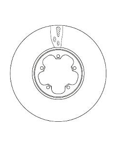 Тормозной диск TRW DF6752S Trw