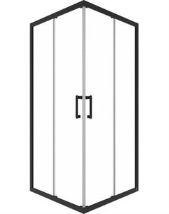 Душевой уголок Triton Фикс-Блэк 90x90