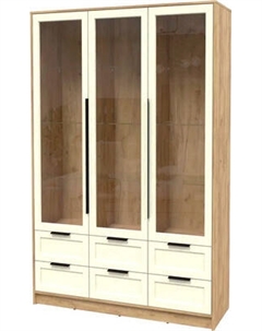 Шкаф с витриной Интерлиния Концепт Тренд КТ-ШВ3