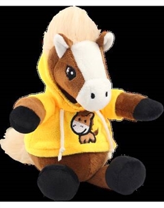 Мягкая игрушка Sima-Land Лошадь в худи / 10884422 Sima-land