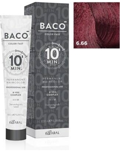 Крем-краска для волос Kaaral Baco Color Fast тон CF6.66