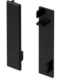 Заглушка для профиля Arlight PLINTUS-H54B BLACK / 046166