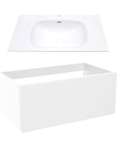 Тумба с умывальником ЗОВ Кито 100 / K100LW0MWM-M115W100 Зов