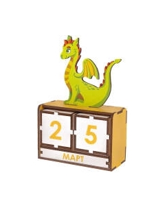 Вечный календарь Woody С драконом / 07289