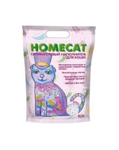 Наполнитель для туалета Homecat Волшебные кристаллы Силикагелевый / 79956