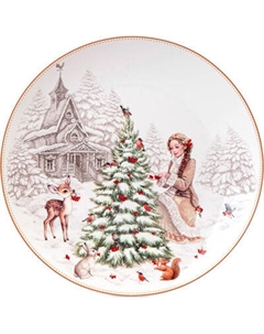 Тарелка закусочная (десертная) Lefard Морозко 85-2035