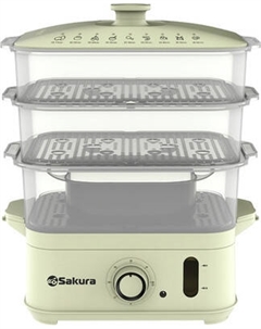 Пароварка стационарная Sakura SA-7217W Сакура