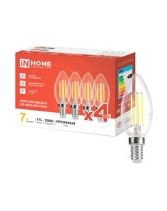 Лампа INhome LED-Свеча-deco / 4690612053431 Inhome
