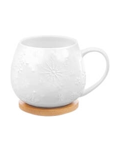 Кружка Elan Gallery Снежинки / 540583 Elan gallery