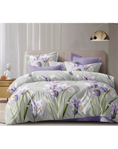 Комплект постельного белья Реноме Евро Оливковая коллекция. Простыня на резинке УУ 6844