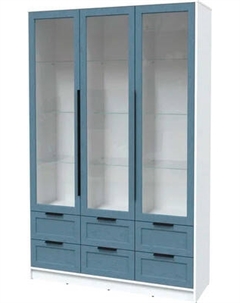 Шкаф с витриной Интерлиния Концепт Тренд КТ-ШВ3