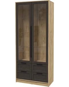 Шкаф с витриной Интерлиния Концепт Тренд КТ-ШВ2