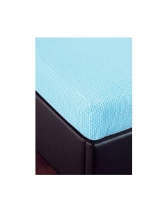 Простыня для малышей АртПостель На резинке Клетка голубая 250 Артпостель