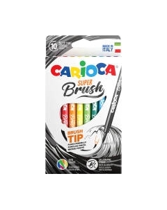 Фломастеры Carioca Super Brush / 42937