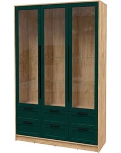 Шкаф с витриной Интерлиния Концепт Тренд КТ-ШВ3