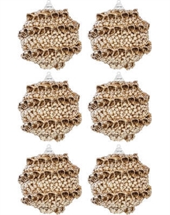 Набор шаров новогодних Elan Gallery Шампань / 970143 Elan gallery